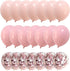 Pink & Rose Gold Confetti Balloons - 50 Count, 12inch, for Birthday Party Decorations...