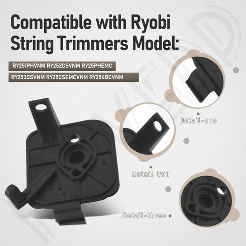 308649003 307191001 5687301 Air Filter & Cover Compatible with Ryobi RY251PH RY252CS RY253SS RY254BC 25CC 25.4cc String Trimmers Tune-Up Kit/Gas S...