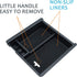 JKCOVER Center Console Accessory Organizer Compatible with Toyota Tacoma 2016 2017 2018 2019 2020 2021 2022 2023, ABS Material Box Insert Tray (Bl...