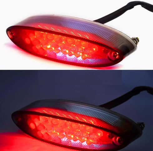evomosa Motorcycle Taillight Universal Brake Stop Light ATV Tail Light...