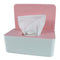 Diaper Wipes Dispenser, Tissue Storage Box Case, Wet Wipe Dispenser Holder with Lid for Home, Office, Cars (Pink)...