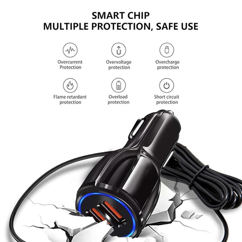 Fast Car Charger Adapter USB C Charging Cable Cord for T-Mobile REVVL 6 PRO 5G/REVVL V+ 4 4+ 2 Plus 4 Plus/Revvlry+, Cat S62 Pro S62 S61 S52 S22, ...