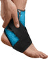 Brookstone Therapy Ankle Wrap with Fast-Acting Silica Gel Beads, Reusable Hot and Cold Ice Pack for Ankles, Penetrating Ankle Pain Relief for Spra...