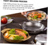 PRETYZOOM Stainless Steel Seafood Pot Double Handle Cooking Pan Cookware Non Stick Pan Casserole Pot Sturdy Cooking Pot Nonstick Frying Pan Campin...