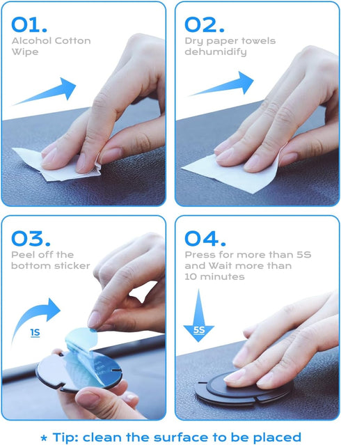 LISEN 2024 Upgrade Design for Dashboard Pad Mounting Disk for Adhesive Car Mount,Ultra Sticky 3M Adhesive for Magnetic Phone Holder?Car Phone Hold...