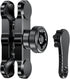 BRCOVAN Anti-Theft Aluminum Alloy Double Socket Arm Compatible with RAM Mounts B Size 1'' Ball Mounting Base & Bike Motorcycle Phone Holder (Mediu...