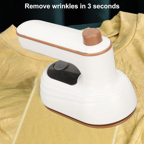 Mini Steam Iron, Hanging Ironing Folding Handle Thermostat White 110-220V Small Mini Ironing Machine for Towel for Home(#3)...