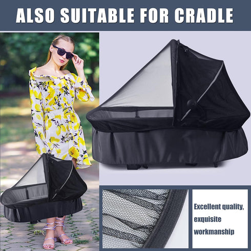 Baby Mosquito Net for Infant Car Seats,Infant Stroller and Bassinets, Carrier,Breathable with Elastic Netting for Easy Fitting, Portable Durable &...