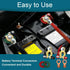 2PCS Battery Terminal Connectors, Quick Release Disconnect Battery Terminals, Positive Negative Battery Cable Ends for Automotive RV Boat(Copper)...