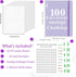 Savings binder challenge $5,050 with a 100 envelope challenge binder. A5 Savings Binder,budget planning booklet, goal challenge tracker, and day l...