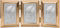 Lawrence Frames Bead Border Design, 2.5x3.5 Triple, Gold...