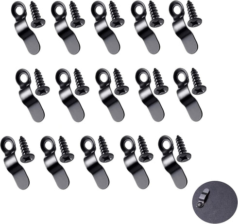 Picture Frame Fasteners Turn Button Fastener Picture Frame Hardware Frame Turn Button Metal Bow Shape Picture Frame Hardware Clips 100pcs Photo Fr...