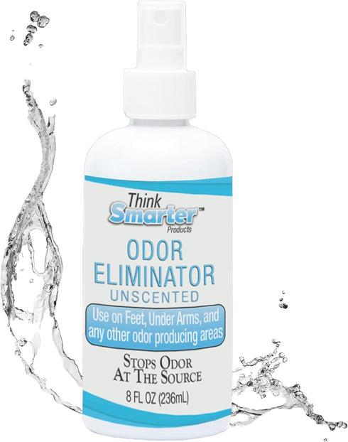 HOCL Odor Eliminator Spray with Hypochlorous Acid, Unscented Multi-Purpose Air Freshener for Carpet, Clothing, Home, & More, Safe All-Natural 8fl ...