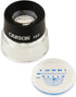 Carson LumiLoupe 10x Power Pre-Focused Stand Magnifier With Dual Lens and Snap-On Reticle (LL-20)...