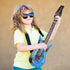 6-pack inflatable guitar balloon, inflatable guitar toddler toys | toy guitar | novelty inflatable rock star guitar | waterproof multi-color party...