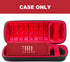 co2CREA Hard Travel Case Replacement for JBL Flip 6 FLIP 5 Waterproof Portable Bluetooth Speaker (Black Case + Inside Red)...