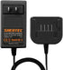 Shentec 20V Li-ion Charger - Compatible with Porter Cable & Black & Decker 20V Batteries...