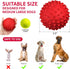 Apasiri Dog Balls Squeaky Dog Toys for Large Dogs, Dog Toys for Aggressive Chewers, Tough Spiky Dog Ball, Dog Ball, Floatable Rubber Pet Toys for ...
