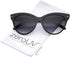 zeroUV - Oversize Vintage Mod Womens Fashion Cat Eye Sunglasses 59mm...