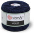 Yarn Art 1 Skein YarnArt Violet,100 Mercerized Cotton Yarn Threads Crochet Lace Hand Knitting Yarn Embroidery Arts Crafts (Navy Blue 0066)......