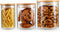 YULEER Airtight Food Storage Containers, Glass Jar with Lids, Glass Jar for Serving Candy, Cookie, Rice, Food - Set of 3...