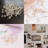 KIDMEN Rosegold kit,Set of Binder Clips,Paper Clips,Push Pins, total 226pcs...