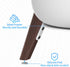 Wood Table Stand for HomePod 1 and Homepod 2 Speaker with Dust-Proof Cover, Anti-Slip Wooden Desk Stand Compatible with Homepod 1st & 2nd Desktop ...
