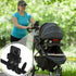 Amylove 2 Pcs Stroller Phone Holder Portable Cell Phone Holder Stand Universal Stroller Accessories for Parent Baby Toddler Phone Clamp with Non S...
