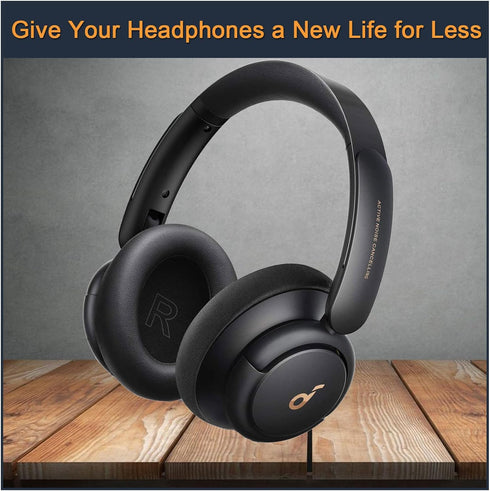 Earpads for Anker Soundcore Life Q30 q30bt Q35 Replacement Ear Cushion Pads with Protein Leather and Memory Foam for Replacement Ear Cushion Pads ...