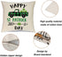 Ueerdand St Patrick's Day Pillow Covers Set of 4 18x18 Inch Shamrock Happy St Patrick's Day Decorations Green Clover Buffalo Plaid Lucky Truck Dec...