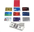 Unisex-Adult's Petite Credit Card Holder Leather Slim Minimalist Wallet, Red, Classic...