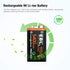 EBL Rechargeable 9V Batteries, 5400mWh USB 9V Lithium Rechargeable Battery (9V Batteries- 4 Pack)...