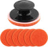 Griddle Cleaning Kit, 7 Scrubber Pads + 1 Handle, Reusable Scouring Pad, Multi-Purpose Scrubber for Pots, Pans, Grills, Ovens, Sinks...