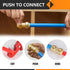 2-Pack Pushfit Slip/Repair Coupling, 1/2-Inch Push to Connect Plumbing Fittings with Disconnect Clip, Brass Push-fit Fittings for PEX, Copper, CPV...