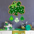 Friday Night St. Patrick's Day Door Sign Irish Hanging Welcome Board 3-D Cardboard Green Shamrock Hanger Home Wall Decor...