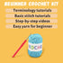 Terself Axolotl Crochet Kit for Beginners: 1PCS Crochet Animal Kits for Kids & Adults, Learn to Crocheting Starter Kit with Written Pattern & Vide...