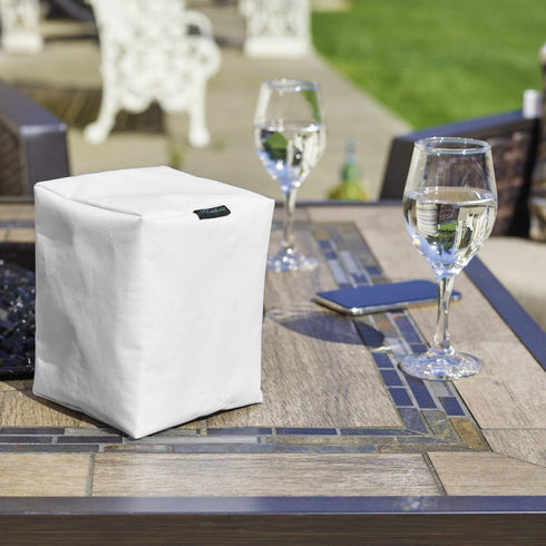 Pair (2) White Heavy Duty Outdoor Sonos Speaker Covers - Dust, Water & UV Protection for Your Sonos Play:1, Sonos One & Sonos One SL Speakers - Fi...