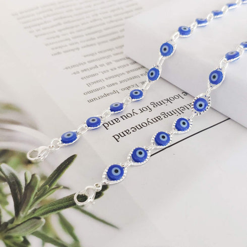 HUASAI Butterfly Anklets for Women Layered Butterfly Anklet for Teen Girls Silver Adjustable Ankle Bracelets...