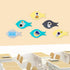 6 Pcs Felt Bulletin Boards, Self Adhesive Cute Wall Cork Board with 30 Pins for Display Notes, Photos in Office, Classroom, Home Decor (Nordic Sty...