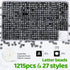 beads, 1215 Square Letter Beads kit, 6x6mm Acrylic Beads,28 Grids Letter Beads for Jewelry Making, Alphabet Beads,kandi beads,beads for bracelets ...