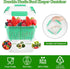 50oz Berry Keeper Fruit Storage Container for Fridge, Fresh Food Produce Saver Containers with Removable Drain Colander, Vegetable Lettuce Keeper ...