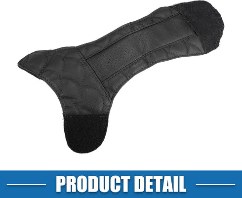 Car Shift Knob Cover Universal Vehicle Interior Shift Gear Cover Trim Accessories Decorative Faux Leather Black...