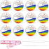 Elastic Bracelet String Cord, LPBeads 12 Rolls 6 Different Sizes Crystal Clear Stretchy Elastic Bead String for Bracelets, Jewelry Making and Clay...