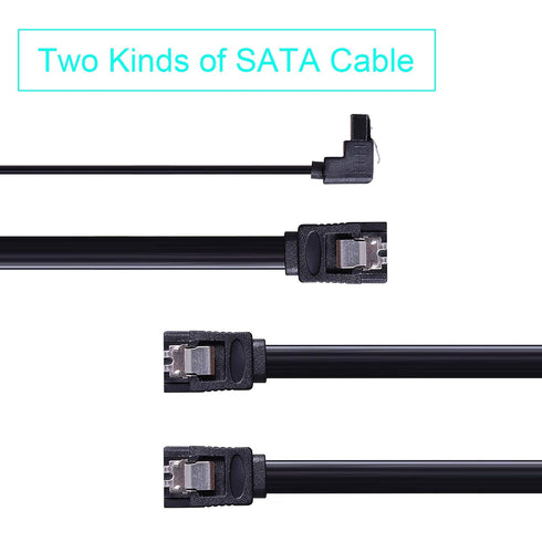 SATA Cable and SATA Power Splitter Cable SSD/SATA III Hard Drive Connection Cables for SATA SSD HDD CD Driver CD Writer...