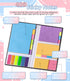 Sticky Notes Set, Sticky Notes Tabs, 410 Pack, Colored Divider Sticky Notes Pads, School Supplies, Office Supplies, Planner Sticky Notes, Sticky N...