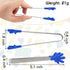 Shindel 8PCS Small Food Tongs, Mini Stainless Steel Tongs with Silicone Tips, for Cooking Grilling BBQ Buffet, 5 inch?8 Colors...