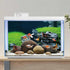AWERT 36x18 inches Seaweed Aquarium Background Stone Aquarium Background Aquatic Plant River Bed & Lake Fish Tank Background Vinyl Background...