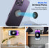 Ultra Thin Magnetic Cell Phone Ring Holder, Metal Kickstand Grip for Magnetic Car Mount for All Metal Plate Compatible with iPhone 14 Pro Max/14 P...