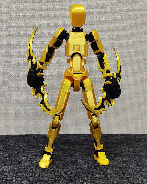 (Assembly Completed) T13 Action Figure Set, titan 13 Robot Action Figure,3D Printed robot 13 Action Figure, Lucky 13 Set, for Collectors Desktop D...