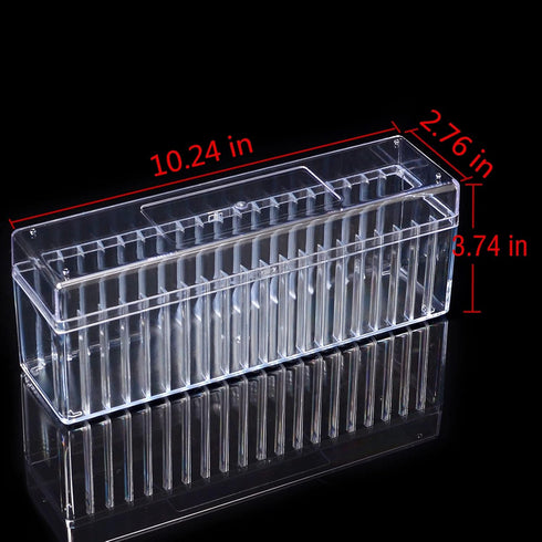 Ettonsun Transparent PC Coin Storage Box Case for 20 Slab Coin Holders Fit for PCGS NGC PCCB PMGab Coin Holders...